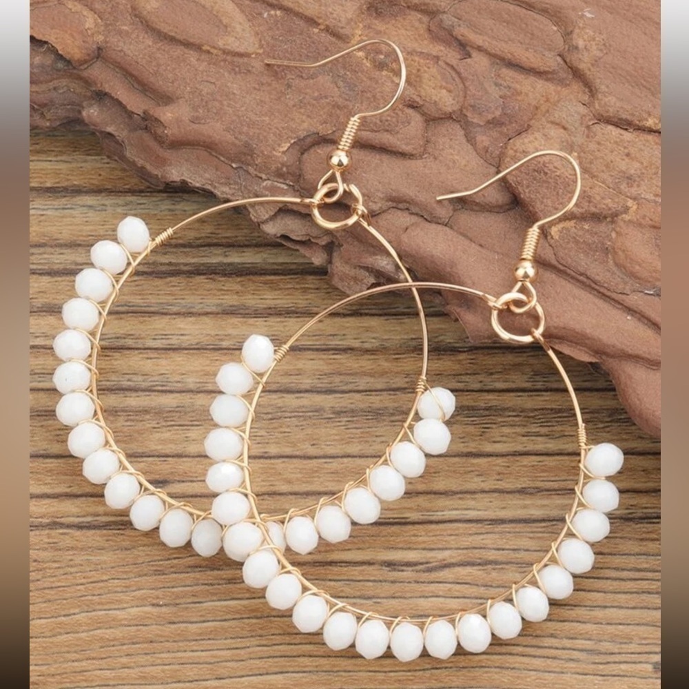 Crystal Decor Drop Earrings